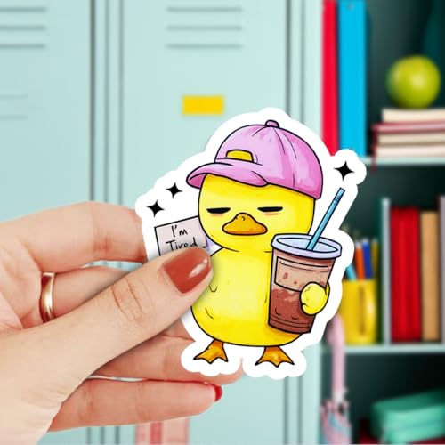 Stickers en vinyle humour café, cadeau idéal pour étudiants - 7
