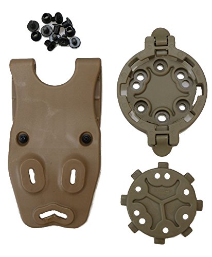 2点セット BLACK HOWK タイプ ホルスター ジャケットスロット デューティーベルトループ & ディスコネクトキット 素早い着脱が可能に