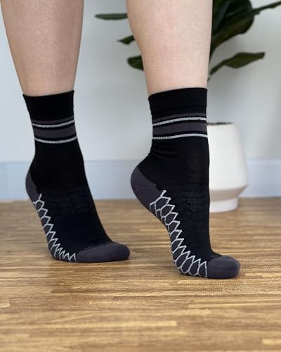 Image of Balega Unisex Adult Silver Mini Crew Performance Running Socks, Breathable-moisture Wicking Style (1 Pair)