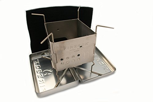 Firebox Ultralight Titanium Nano Stove G2 + X-Case Kit - Wood Burning/Multi Fuel - Folding Camp/Bushcraft Firebox Ultralight Titanium Nano Stove G2 + X-Case Kit - Wood Burning/Multi Fuel - Folding Camp/Bushcraft