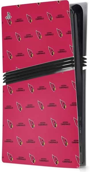 Skinit Decal Gaming Skin Compatible with PS5 Pro Console - Officially Licensed NFL Arizona Cardinals Pink Blast Design