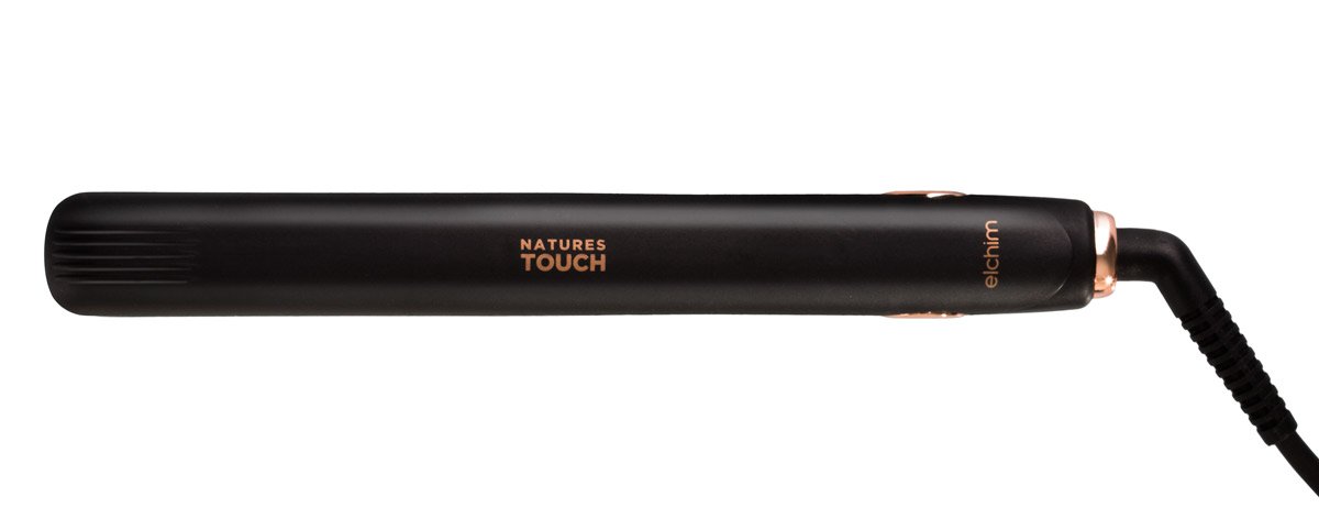 Piastra per Capelli Elchim Natures Touch - Styler Professionale Made in Italy; Piastre in Ceramica e Titanio, 11 Temperature, da 95°C a 235°C; Riscaldamento Veloce, 110-240V