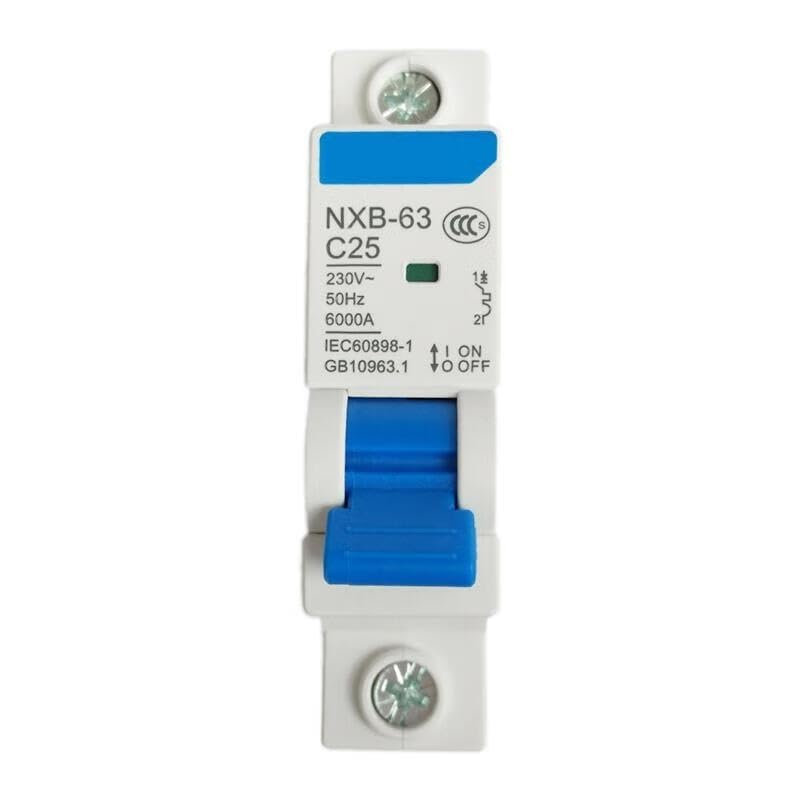 Disjoncteur NXB-63 1P C25 CHINT pour protection tableau électrique