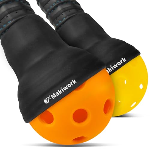 Pickleball Ball Retriever - Silicone Pickleball Grabber and Picker - Universal Suction Cup - Accessory to Pick Up Balls - Fits All Standard Paddles - Pickleball Ball Picker
