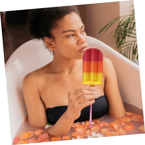 Esponjas para baño de helado para limpiar la espalda y ducha exfoliante 3