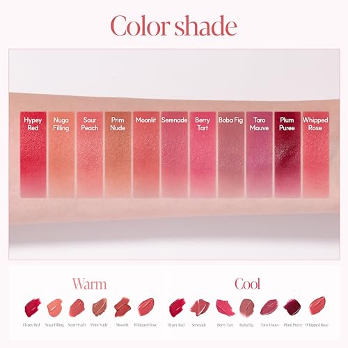 Image of Espoir Couture Lip Tint Fitting Blur #8 Boba Fig | Smudge-Proof Fixing Lip Stain, Soft & Creamy Texture without Flaking, Lightweight and Comfortable Matte Finish, Korean Makeup, Vegan, 0.14 oz