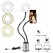 Produktbild XYUN Selfie Ringlicht mit Handy-Halter for Live Stream Make-up, Stecker Dimmbare Schreibtisch Make-up-Ring-Licht Mini-LED-Kamera-Ring-Licht-Lampe for YouTube Video Fotografie Schießen Vlog USB