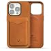 Produktbild DONBOLSO iPhone 14 Pro Ledertasche mit Brieftasche - Apple Handyhülle für Männer und Frauen - Schlanke Ledertasche für Apple - Schutz für iPhone 14 und Kameras - MagSafe kompatibel