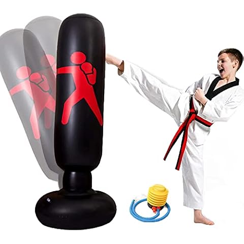Children's Punch Bag 160 cm Inflatable Punch Bag Adult Standing Punch Bag Cover