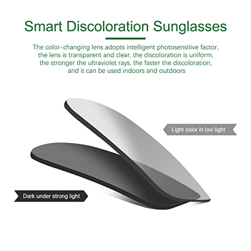 Image of MIRYEA Polarized Photochromic Driving z87 Sunglasses for Men Day Night Safety Glasses