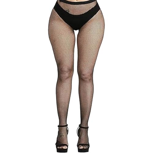 Fishnet Stockings for Women, High Waisted Fishnet Tights Black Fishnets for Halloween