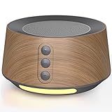 White Noise Machine - 14 Soothing Sounds and Warm Night Light for Sleeping, 5 Timers and Memory...