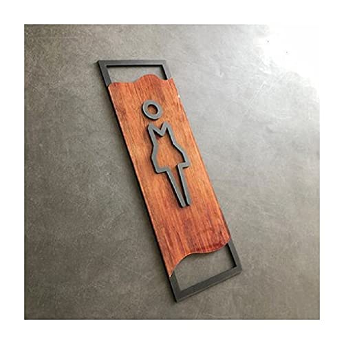 OLSKFUH Toilet Sign Bathroom Door Signs Restroom Sign House Number Sign Toilet Wall Stickers Washroom Signage Address Sign,