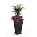 Mayne Fairfield 5829B Tall Planter, 28-Inch by 16-Inch by 16-Inch, Black