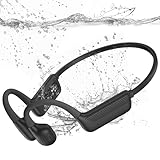 Top 10 Best Wireless Headphones for Swimming Reviewed 1 Liquid Silicone Swimming Headphones-Bone Conduction Headphones, IP68 Waterproof Underwater Earphones, LiteSurge Bluetooth Soft/Skin Open Ear Swim Earbuds with 32 GB MP3 Memory for Sport-Jet Black