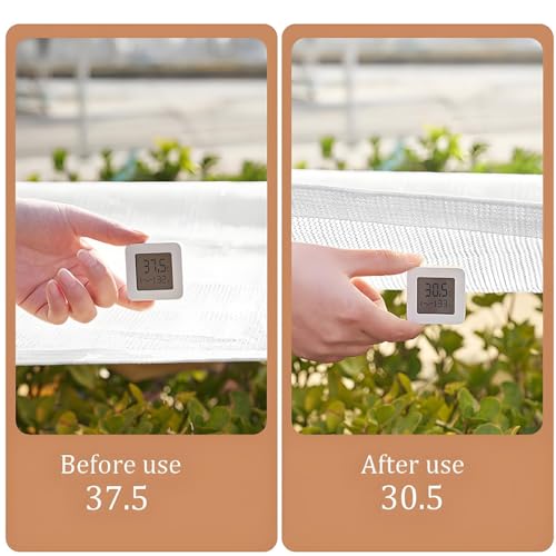 Filet d'ombrage rectangulaire 2x3m avec œillets pour jardin - 7