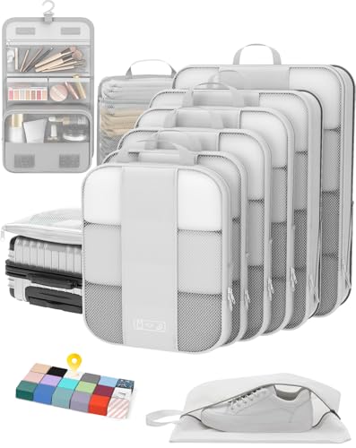 OlarHike Compression Packing Cubes Set for Travel