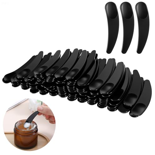 Guduling Lot de 200 spatules cosmétiques pour crème, masque scoop pour masques faciaux et produits de soins de la peau pour mélanger et échantillonner...