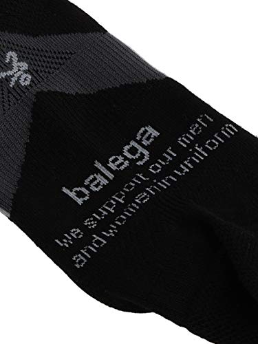 Balega Enduro Physical Trainer Arch Support Performance Quarter Athletic Running Socks For Men And Women (1 Pair), Black, Medium #TOP4
