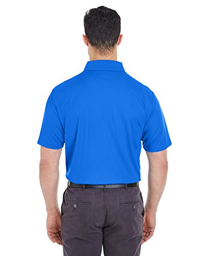 UltraClub Men's Tall Cool & Dry Mesh Piqué Polo 2XT ROYAL3