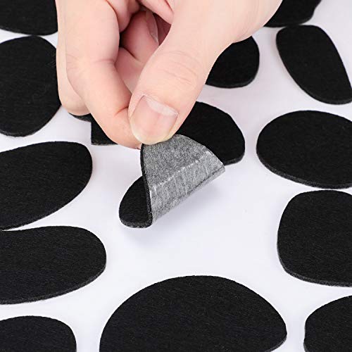 Willbond Dalmatian Dog Ear Headband, Bow Tie, Tail Set With 4 Sheets Adhesive Felt Circles Felt Pads For Halloween Diy Projects Costume Party Decorations Supplies thumb #3