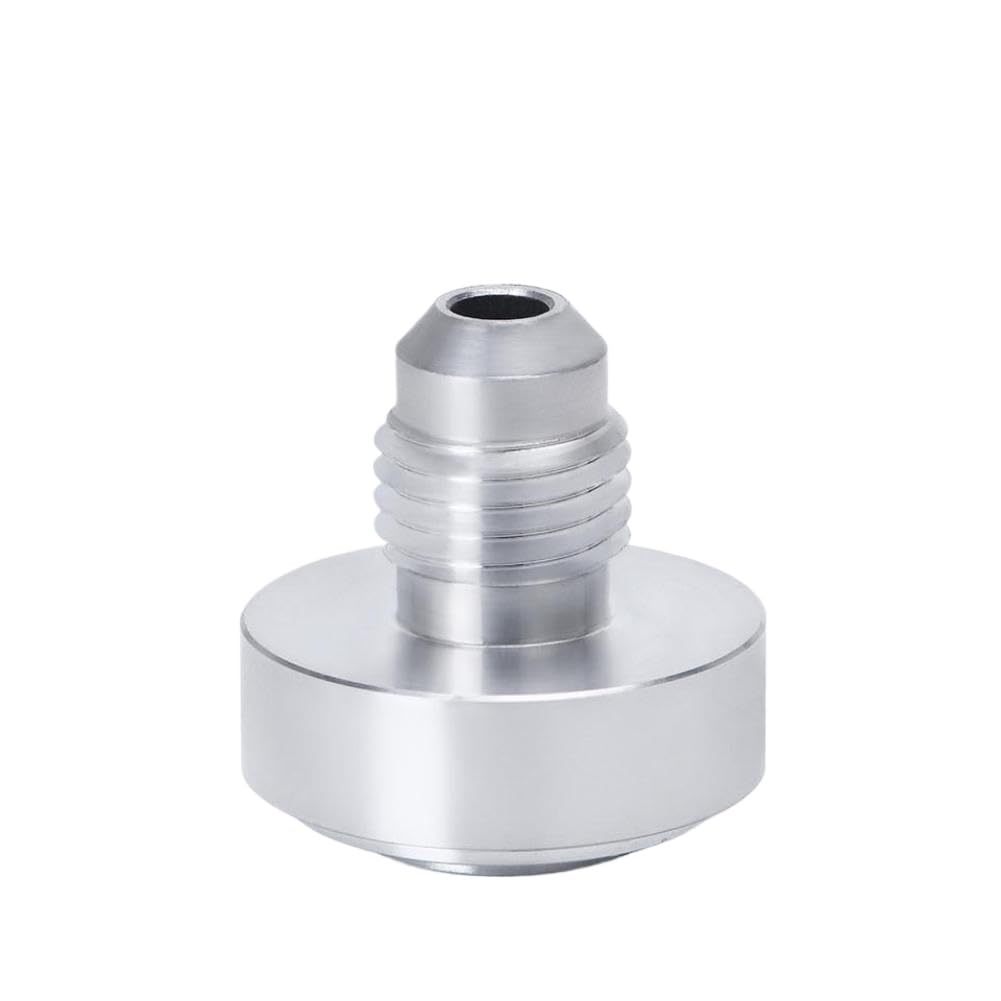 Aluminum AN4 AN6 AN8 AN10 AN12 Straight Male Weld Fitting Adapter Weld Bung Nitrous Hose Fitting Silver(AN4)