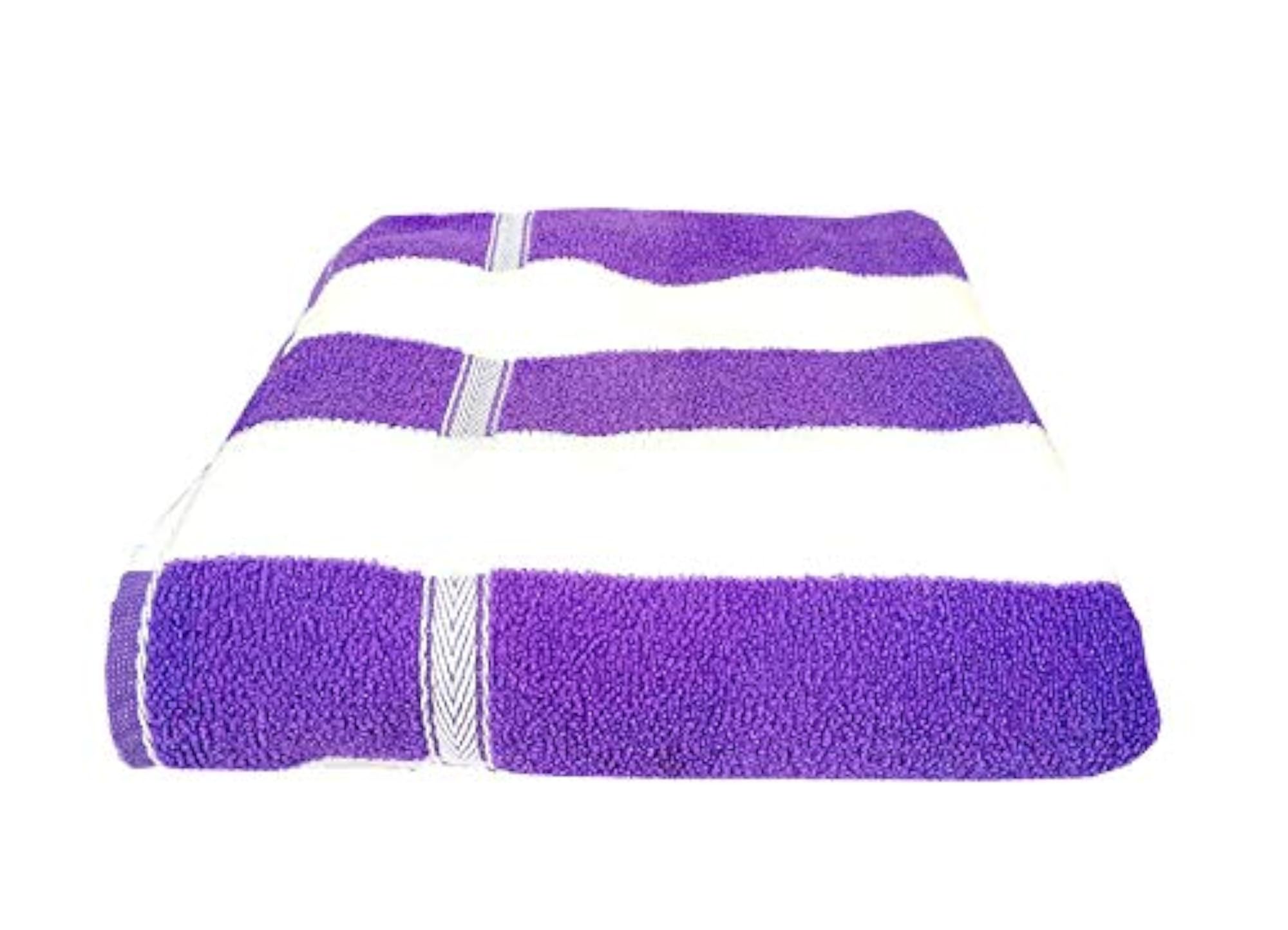 Multi Color Cotton Bath Towels - Pack of 4