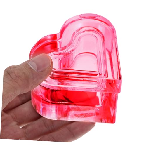 Plato para uñas de acrílico en forma de corazón miniatura 5