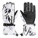 TRIWONDER アウトドアグローブ 防寒グローブ 子供 手袋 男の子 女の子 スキー スノー スポーツグ グローブ 防風 通学 雪遊び サイクリング クリスマス ギフト 冬用 自転車グローブ (02 ブラック, 9-13 歳)