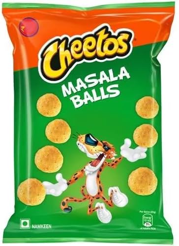 Cheetos Masala Balls Crispy Chips & Snacks, 84g