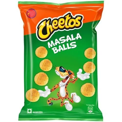 Cheetos Masala Balls Crispy Chips & Snacks, 84g