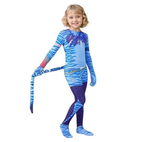 Disfraz Avatar para niños Cosplay Mono de Halloween miniatura 2