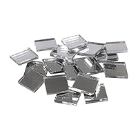 Rayher 1 kg Spiegelmosaik, 10x10 mm, Silber