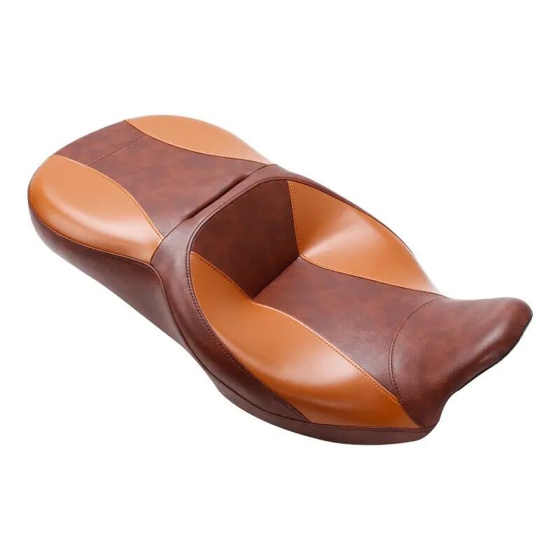 Asiento de motocicleta exclusivo estilo CVO para Harley Electra Glide 2014-2020 Desert 5