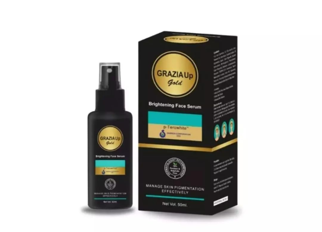 Gra -zia Up Anti-aging Serum for wrinkle free and brightening skin With Hyaluronic acid, Glycolic & 20% Vitamin C | Paraben Free, SLS Free| For All Skin Type, 30ML-picture-24