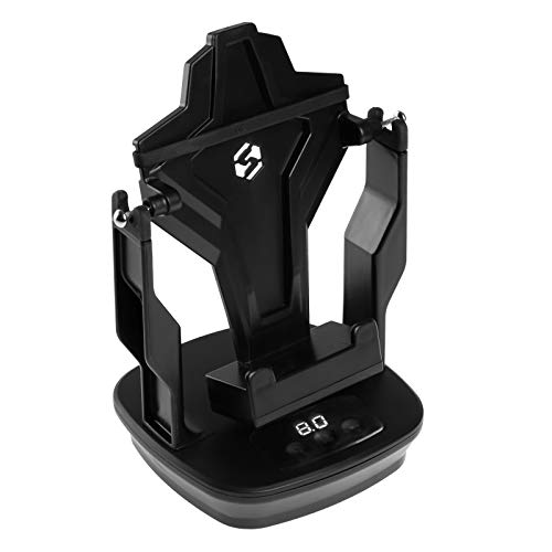 NEWZEROL Accessoires de Balançoire pour Téléphone Compatible pour Podomètre de Téléphone Portable Pokemon Go, [Affichage Numérique] [Timer PowerOff] Étapes Rapides pour Gagner Un Appareil - Noir Cover