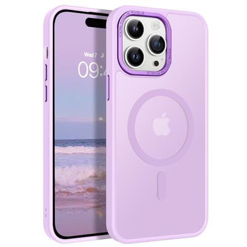 Coque iPhone 14 Pro violette mate pour un usage quotidien fluide et sans choc