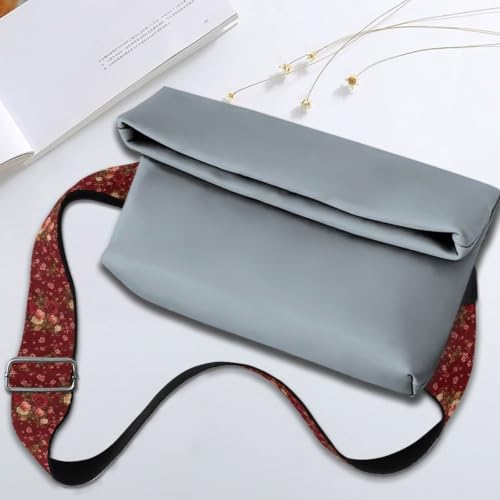 Image of Adjustable Purse Strap Replacement, Wide Shoulder Canvas Bag Strap, Crossbody Handbag Strap