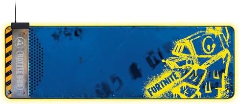 Razer Goliathus Extended Chroma - Fortnite Edition Extra große weiche Gaming Maus-Matte mit RGB Beleuchtung (Kabelhalterung, Stoff-Oberfläche, optimiert für alle Mäuse) XXL | Fortnite