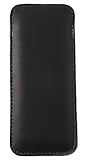Mens Half Slip Soft Slip In Eyeglass Case in Black