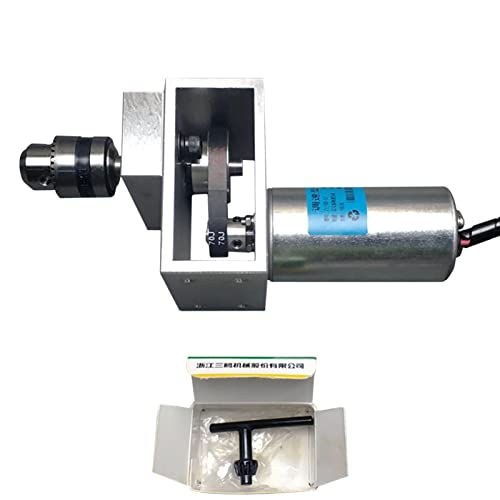 iDili 180W Belt Reduction Type One-Piece Spindle Plate-Drilling Head Non-Powered Table Saw Drill Head Spindle Drill Chuck Range 1-10MM
