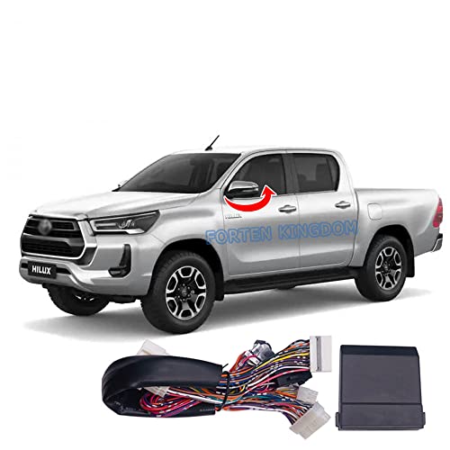 Automatic Power Mirror Folding Control Module Kit for Hilux 2017-2024 – Side Mirrors Auto Fold/Unfold Device, Plug & Play Installation