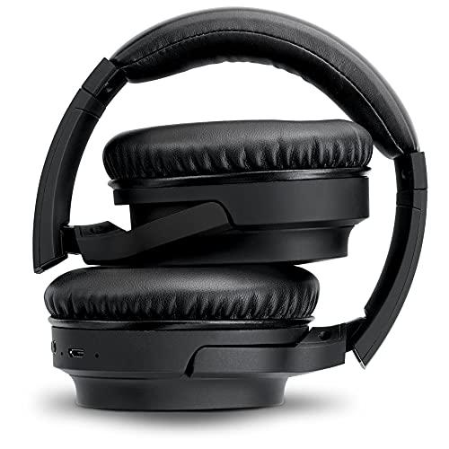 Ilive Active Noise Cancellation Bluetooth Headphones, Adjustable Headband, Includes 3.5Mm Audio Cable, Black (Iahn40B) #TOP1