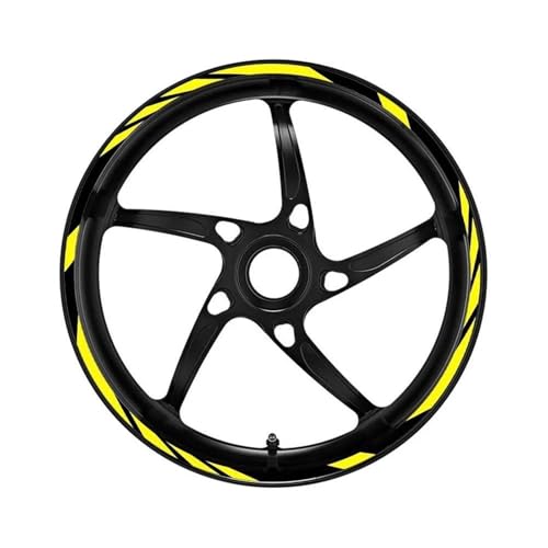 Felgen Aufkleber Reflektierende Felgenaufkleber Für Motorräder Passend Für Aprilia RS125 Für Tuono RS 125, 660, RS660, GPR150 GPR 150 Motorrad Dekor Felgenaufkleber(Farbe 9)
