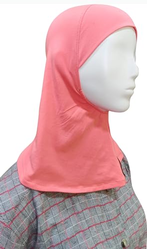 Image of TCP Women's Ninja Beige Jersey Cap, under scarf Neck Covering Hijab Tube cap Age 16+ years