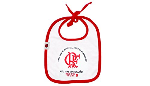 Rêve D'or Sport - Babador Time do Coração Flamengo, U, Branco