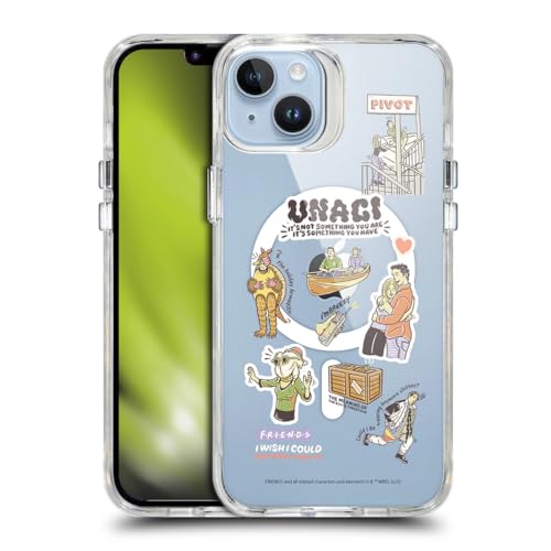 Coque Friends iPhone 14 Plus compatible MagSafe antichoc Head Case Designs