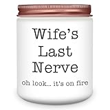 Homsolver Gifts for Wife from Husband, Wedding Birthday, Mothers Fathers Day,Christmas, Anniversary, Valentines, Romantic Scented Candles