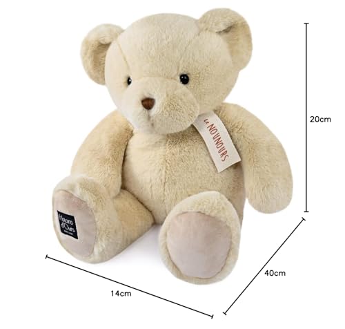 Idée cadeau de naissance : peluche ours vanille 40 cm Histoire d'Ours