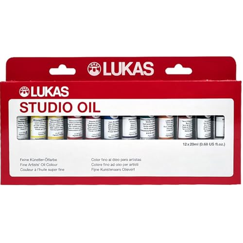 CREATIV DISCOUNT NEU LUKAS STUDIO OIL/Ölmalfarben Set, 12 x 20 ml CREATIV DISCOUNT NEU LUKAS STUDIO OIL/Ölmalfarben Set, 12 x 20 ml